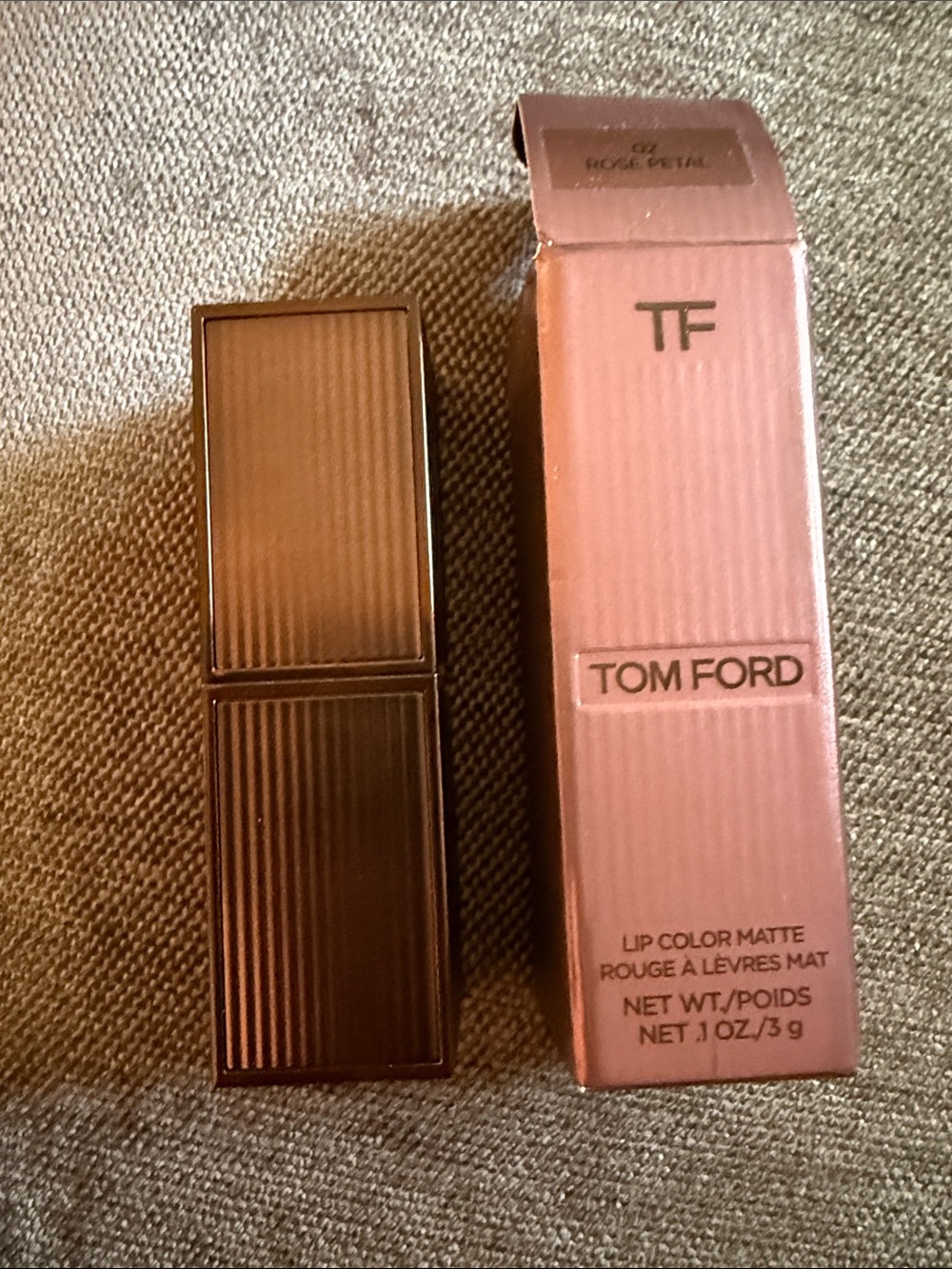 Tom Ford Matte Lip Color - Dusty Rose Packaging